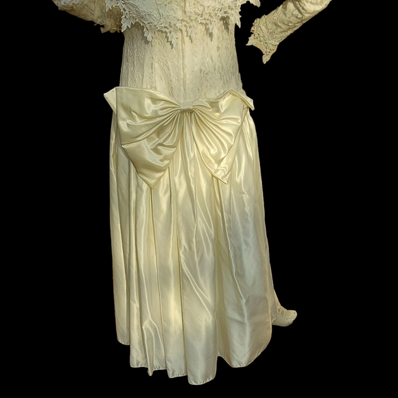 JESSICA McCLINTOCK VINTAGE NWOT WEDDING GOWN SIZE 13 - Picture 7 of 13